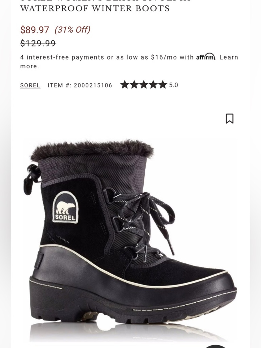 SOREL Tivoli III Winter Boots